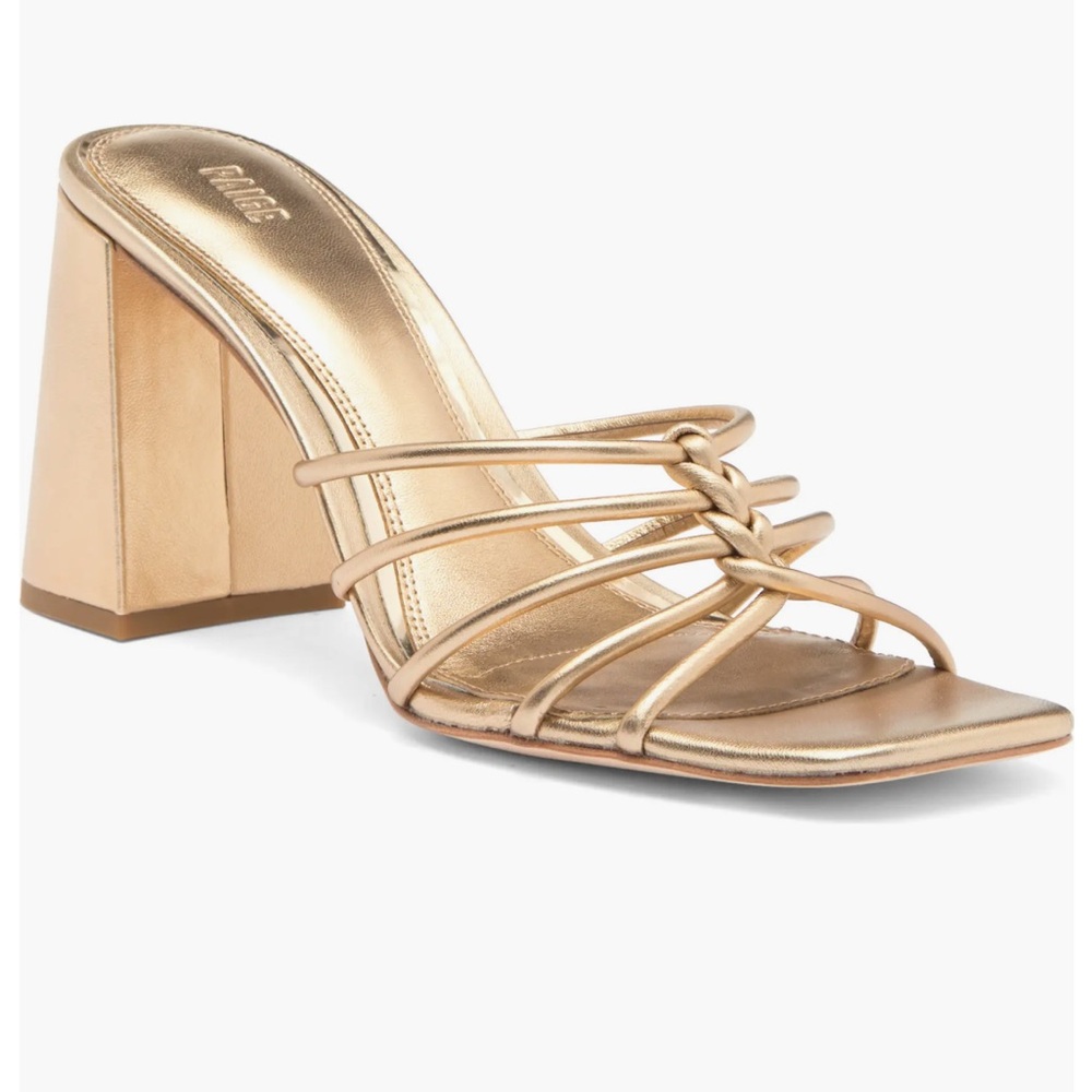 PAIGE Beca Block Heel Slide Sandal